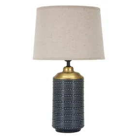 Charme 1921 Lampada da tavolo point dark in ceramica cm ø 28x47