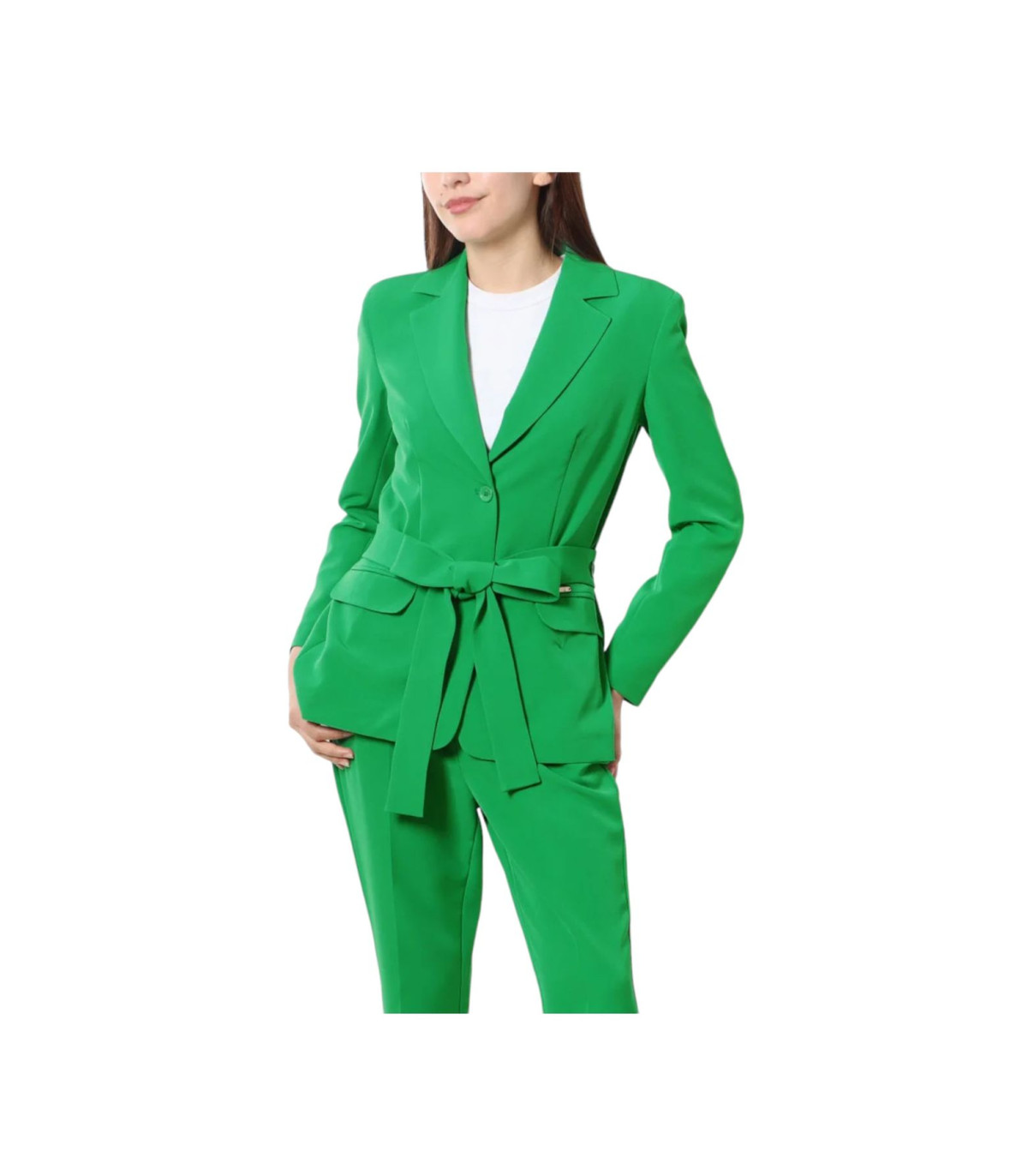 Denny Rose Donna Giacca Elegante Con Cintura