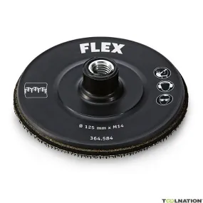 Flex-tools Accessori 364584 Platorello in velcro Ø125 M14 "Gancio"