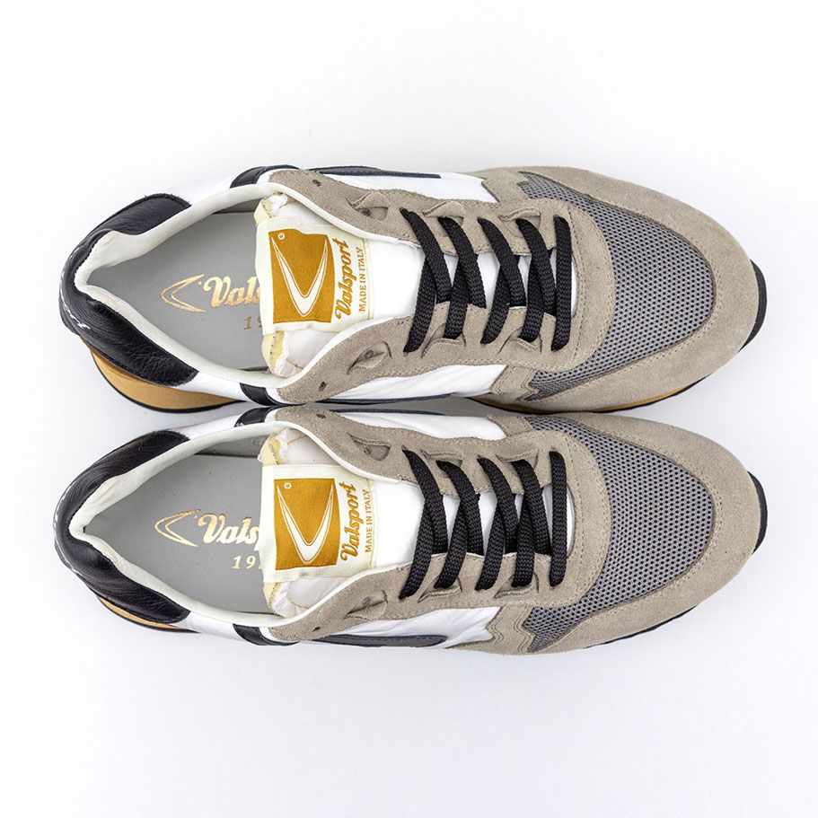 SNEAKERS Uomo VALSPORT 1920 MAGIC RUN 28 - VM1594M WHITE/GREY/BROWN