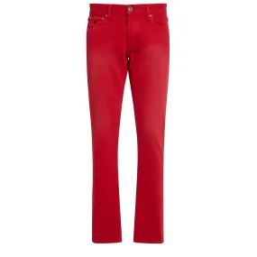VICTORY GATE  Jeans in denim rosso